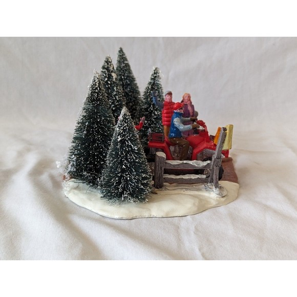 Lemax Here Comes Our Tree Farm Christmas Village Ceramic #43070 Retired 2014 - Picture 5 of 12